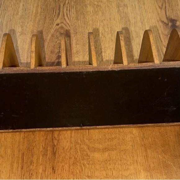 Stry‎ Lenkoff VTG Wooden Receipt Organizer Sorter Laundry Tag File Cabinet Wood - Picture 6 of 11